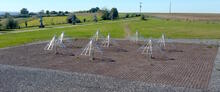 The SPADE array installed in Humain
